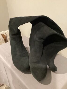 Sam Edelman Black Suede Over-the-Knee Boot